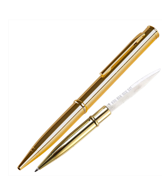 Ink Pen Knife Gold