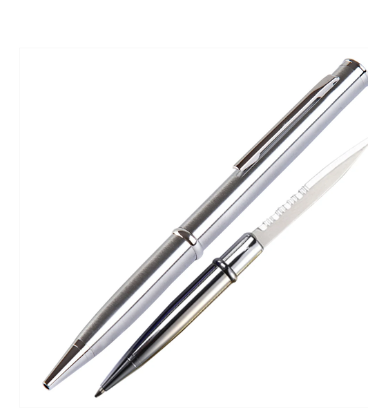 Ink Pen Knife Silver