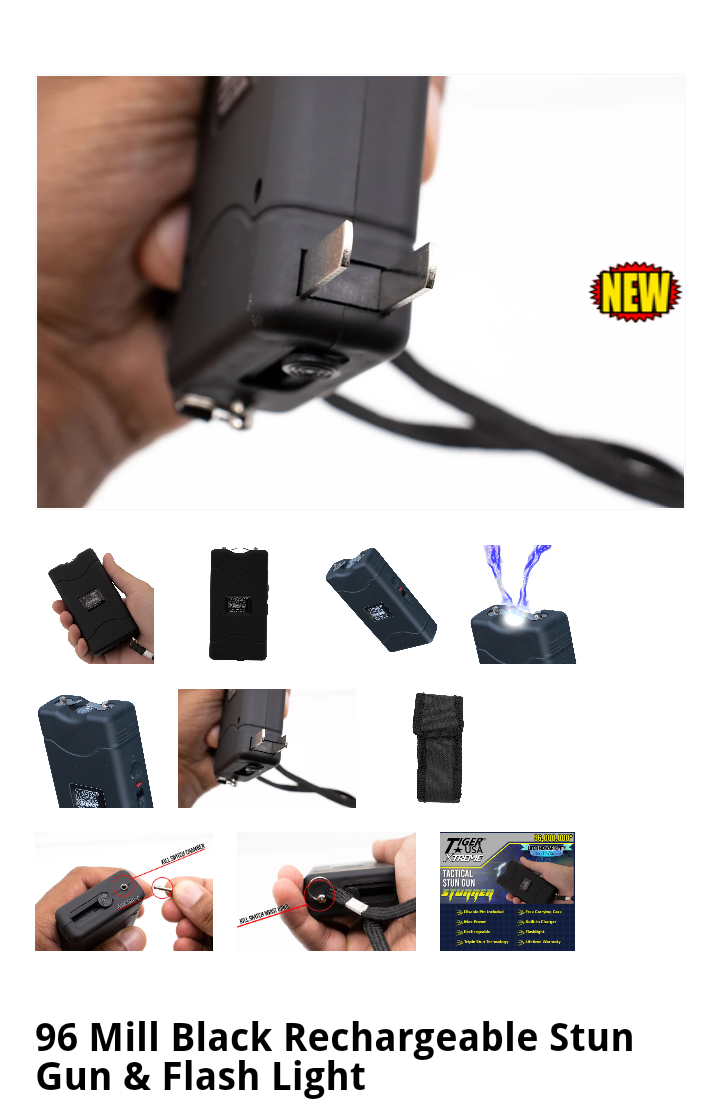 Kill Switch Stun Gun Stunner-Black