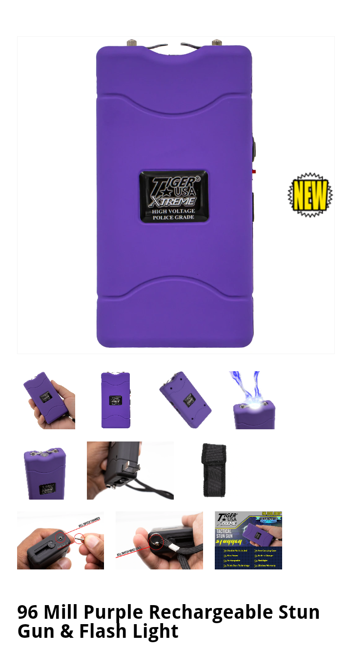 Kill Switch Stun Gun Stunner-Purple