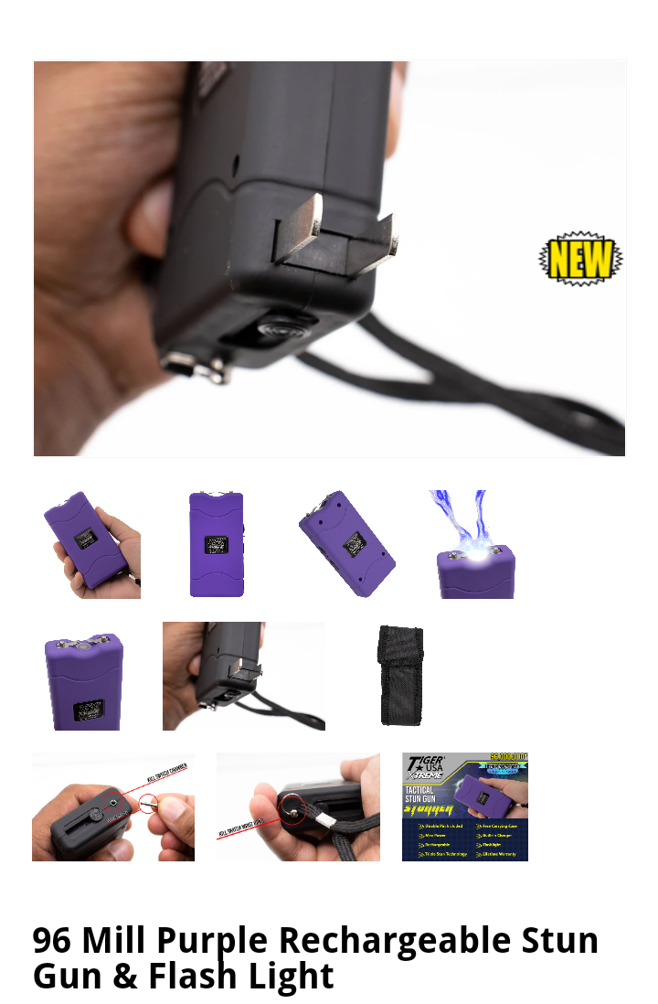 Kill Switch Stun Gun Stunner-Purple