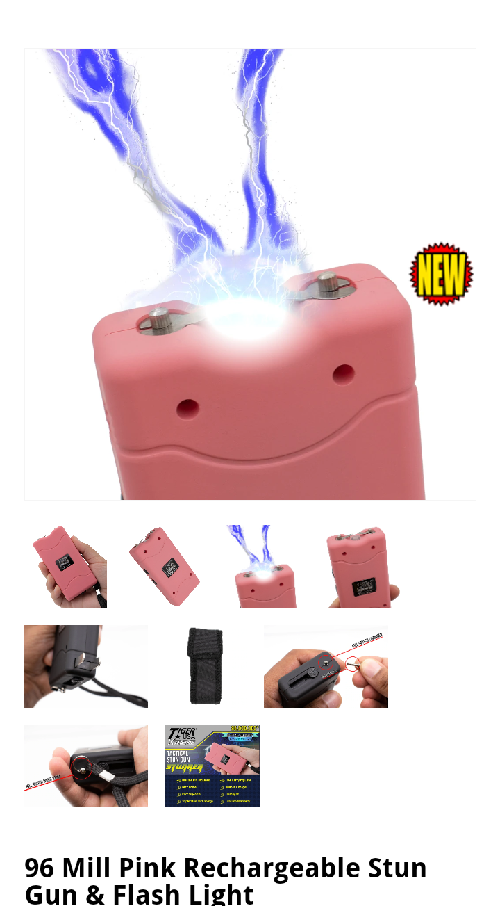 Kill Switch Stun Gun Stunner-Pink