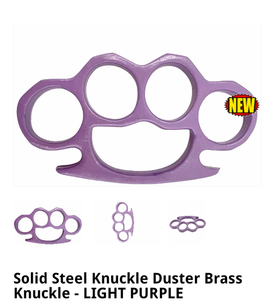 Brass Knuckles-Light Purple