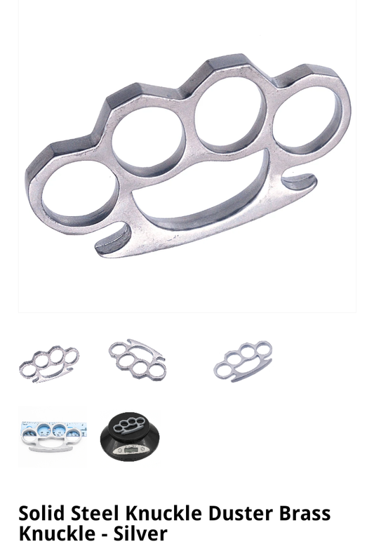 Brass Knuckles-Silver