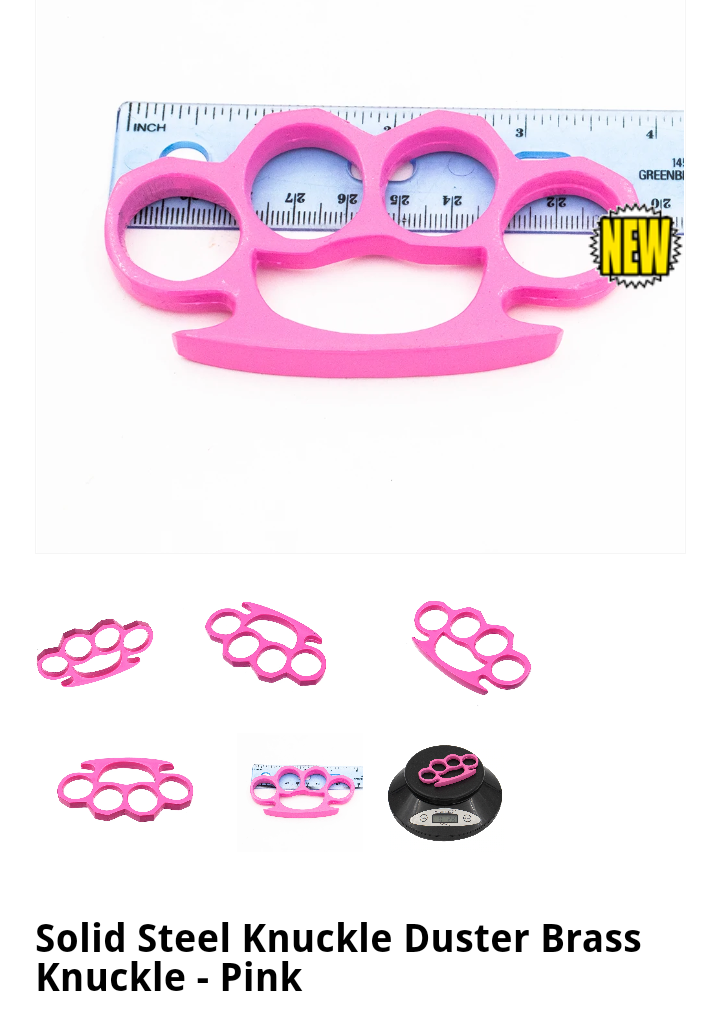 Brass Knuckles-Pink