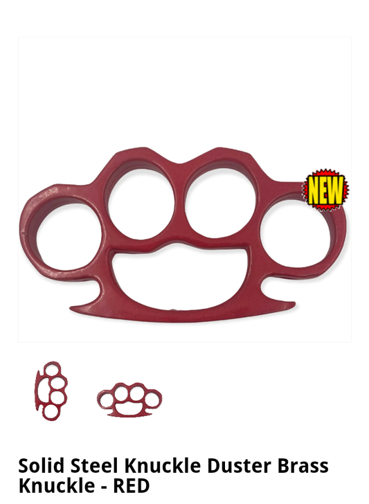 Brass Knuckles-Red