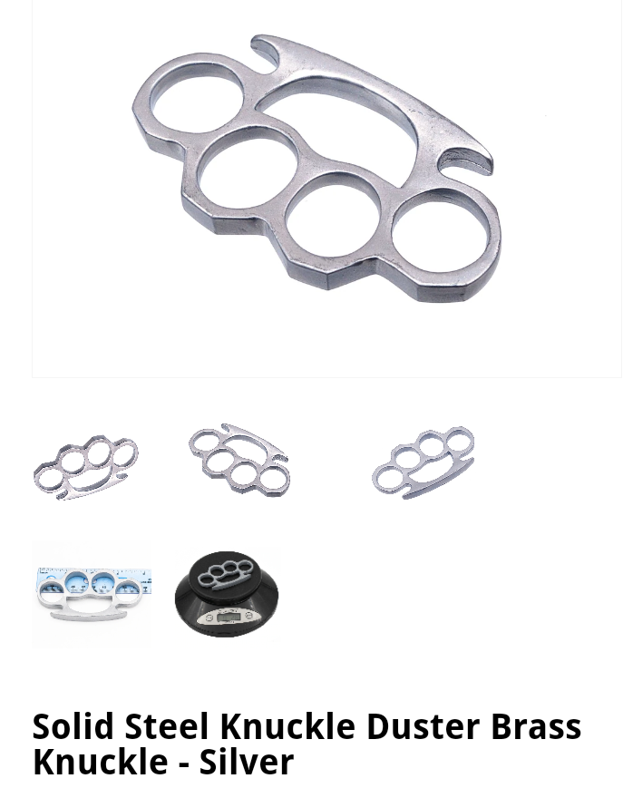 Brass Knuckles-Silver