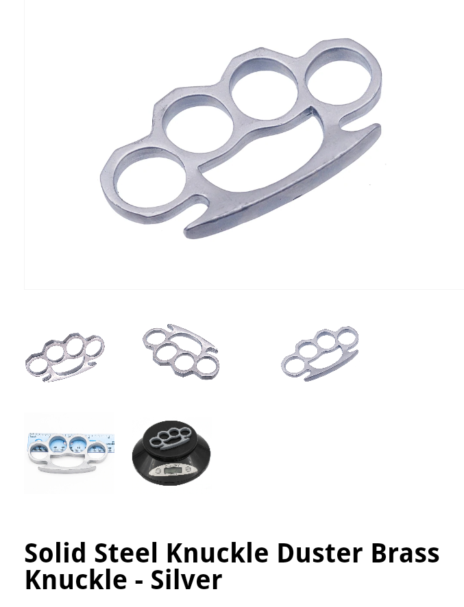 Brass Knuckles-Silver