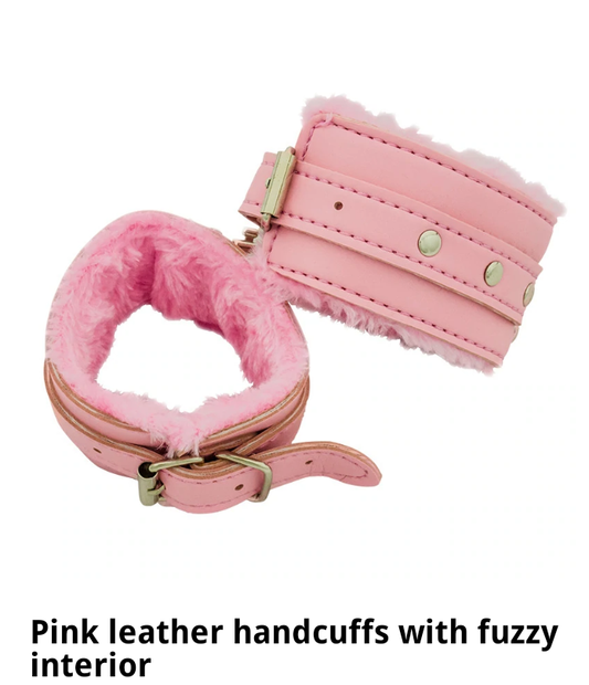 Fuzzy Handcuffs-Pink