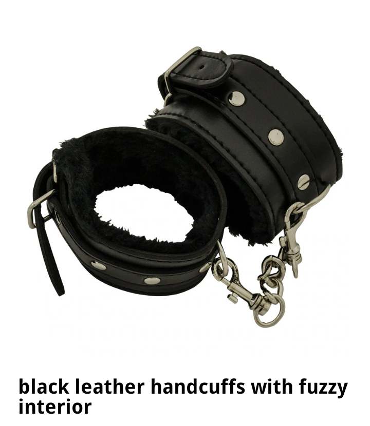 Fuzzy Handcuff-Black