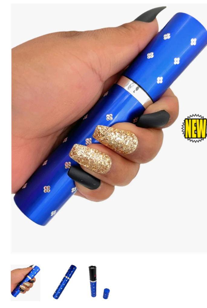 Lipstick Stun Gun-Blue